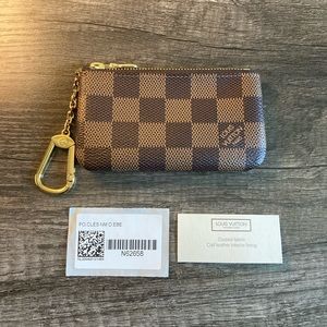 Louis Vuitton Damier Ebene Key Pouch